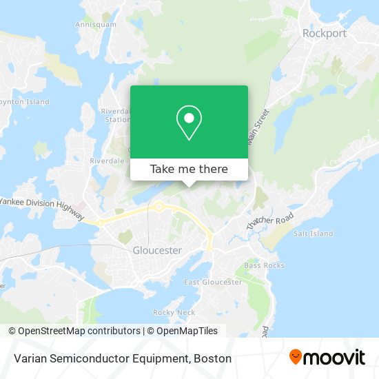 Mapa de Varian Semiconductor Equipment