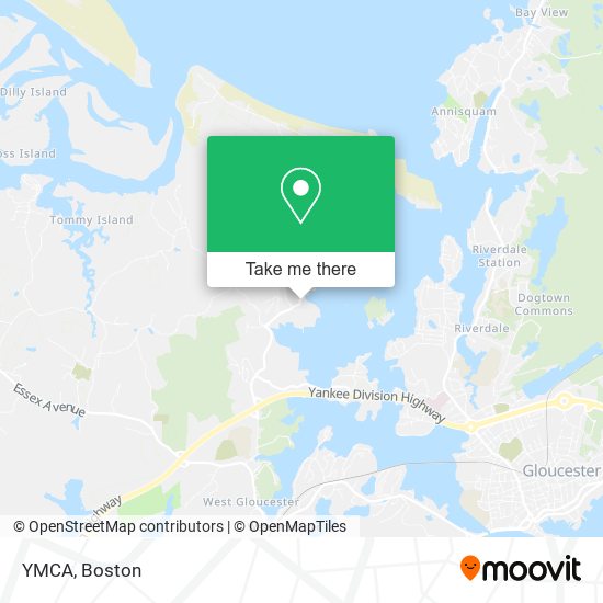 YMCA map