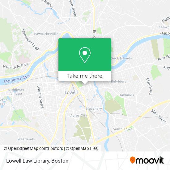 Mapa de Lowell Law Library