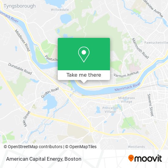 American Capital Energy map