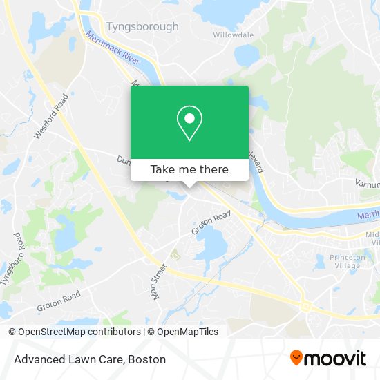 Advanced Lawn Care map