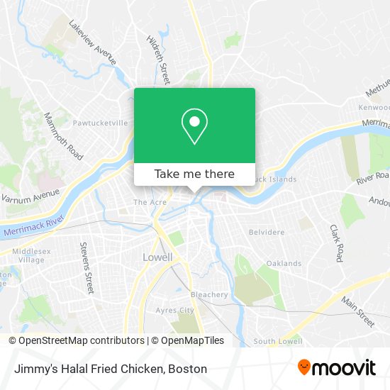 Mapa de Jimmy's Halal Fried Chicken