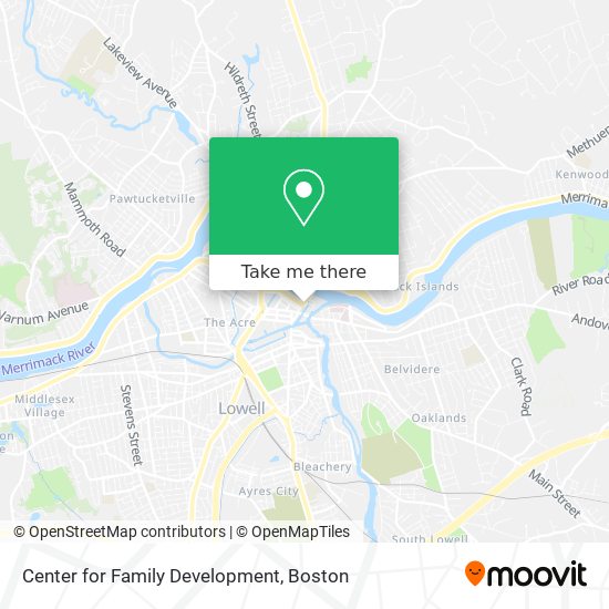 Center for Family Development map