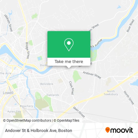 Andover St & Holbrook Ave map