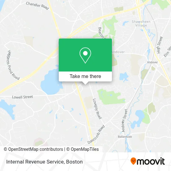 Internal Revenue Service map