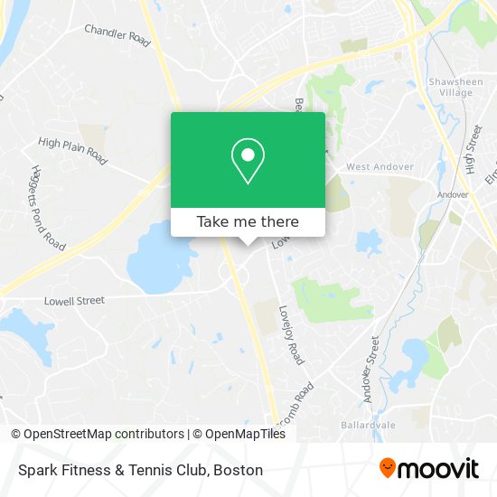 Spark Fitness & Tennis Club map