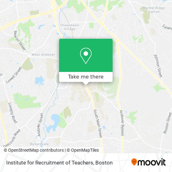 Institute for Recruitment of Teachers map