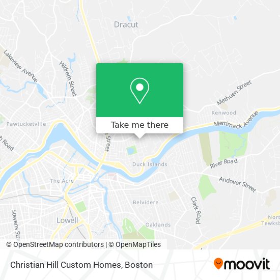 Christian Hill Custom Homes map