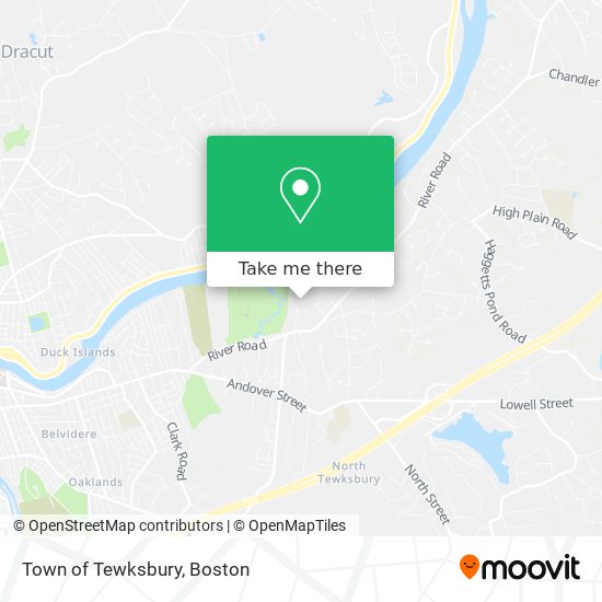 Mapa de Town of Tewksbury