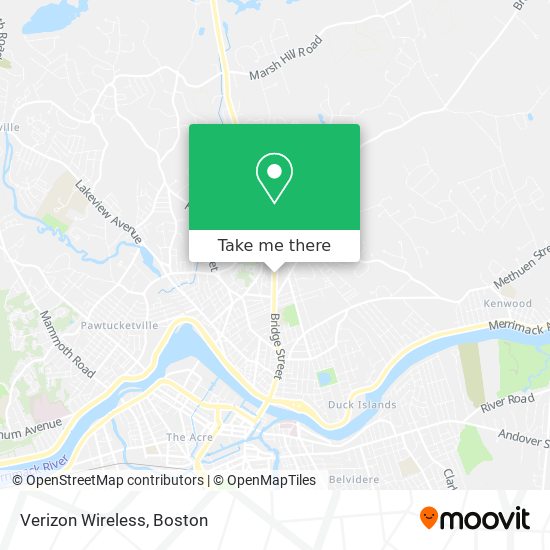 Verizon Wireless map