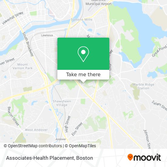 Mapa de Associates-Health Placement