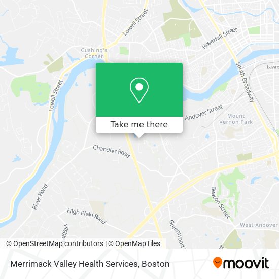 Mapa de Merrimack Valley Health Services