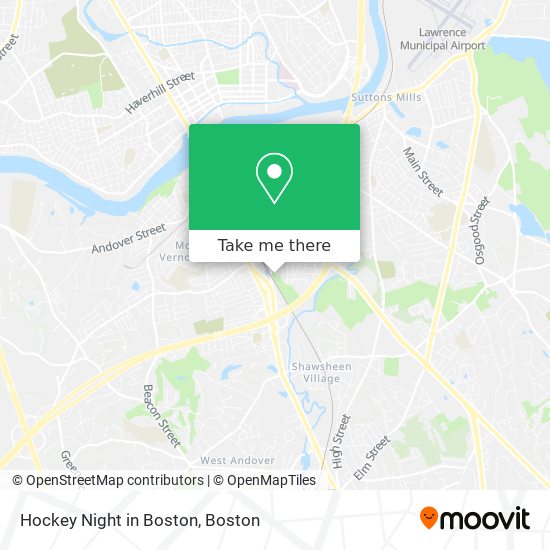 Mapa de Hockey Night in Boston