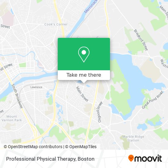 Professional Physical Therapy map