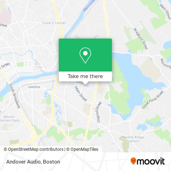 Andover Audio map