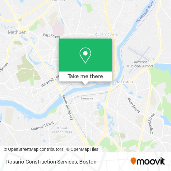 Mapa de Rosario Construction Services