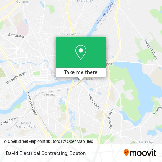 David Electrical Contracting map