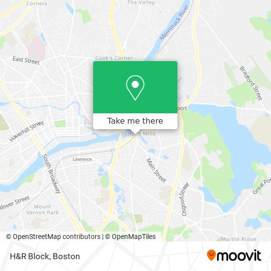 H&R Block map