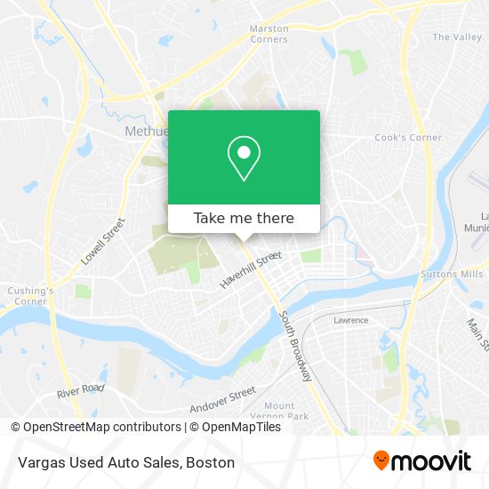 Vargas Used Auto Sales map