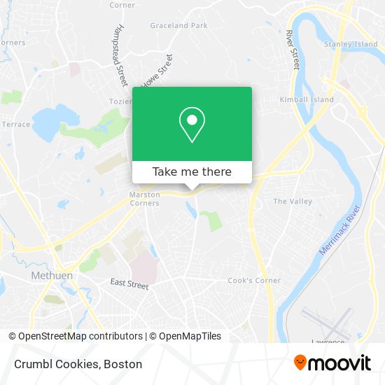 Crumbl Cookies map