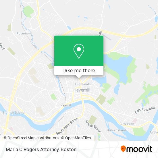 Maria C Rogers Attorney map