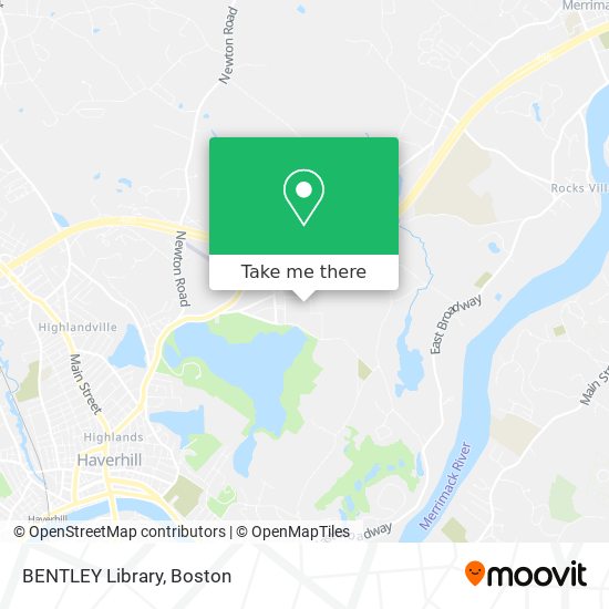 BENTLEY Library map
