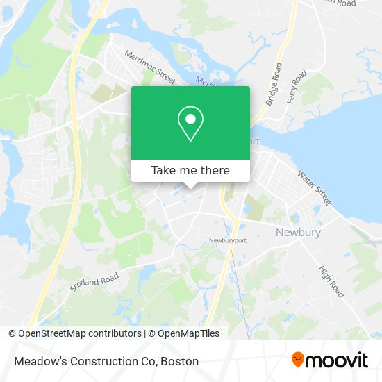 Mapa de Meadow's Construction Co