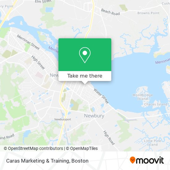 Caras Marketing & Training map