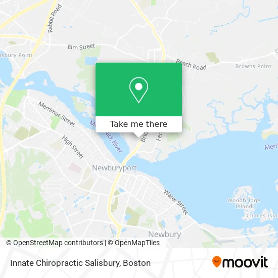 Innate Chiropractic Salisbury map