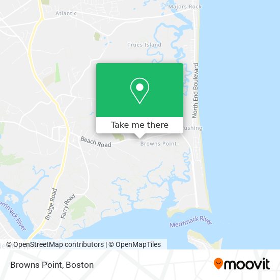 Browns Point map