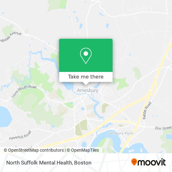 Mapa de North Suffolk Mental Health
