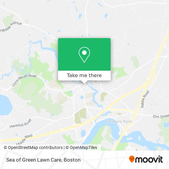 Sea of Green Lawn Care map