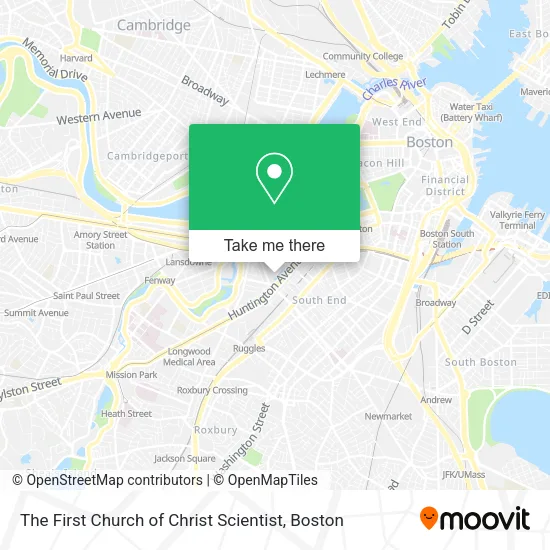 Mapa de The First Church of Christ Scientist