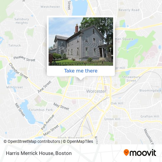 Harris Merrick House map