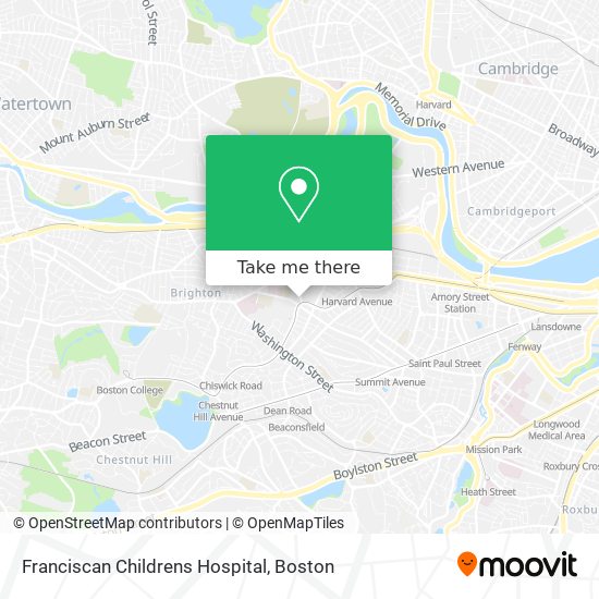 Mapa de Franciscan Childrens Hospital