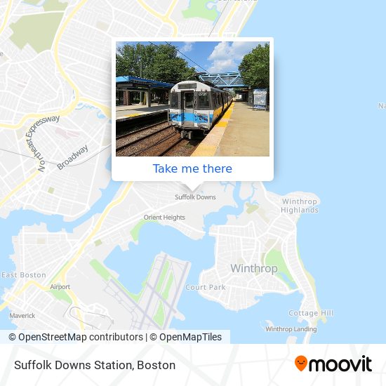 Mapa de Suffolk Downs Station