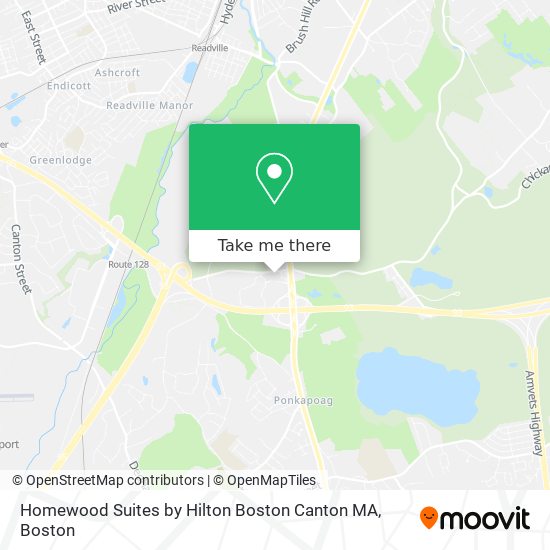 Homewood Suites by Hilton Boston Canton MA map