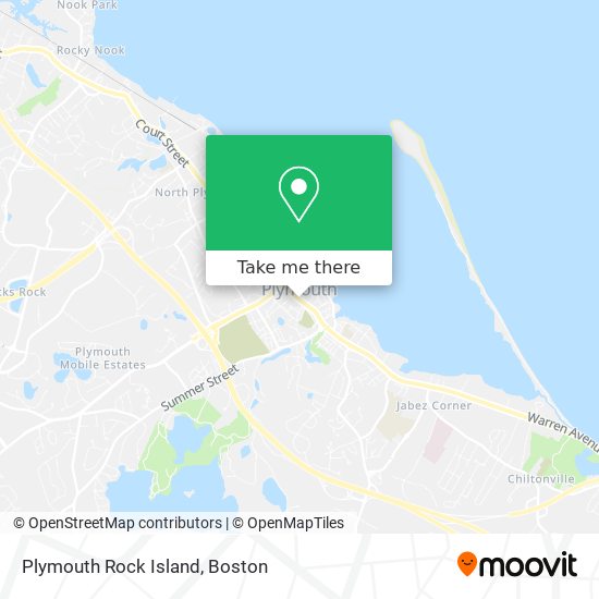 Plymouth Rock Island map