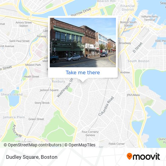 Mapa de Dudley Square