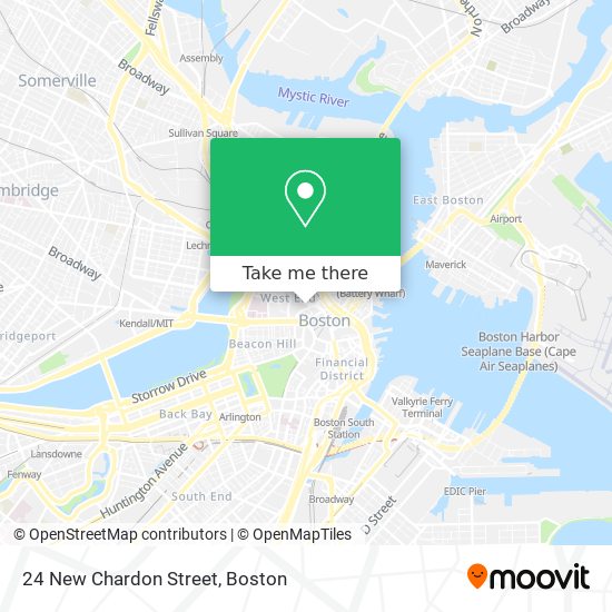 24 New Chardon Street map
