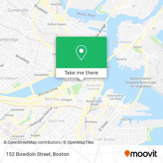 152 Bowdoin Street map