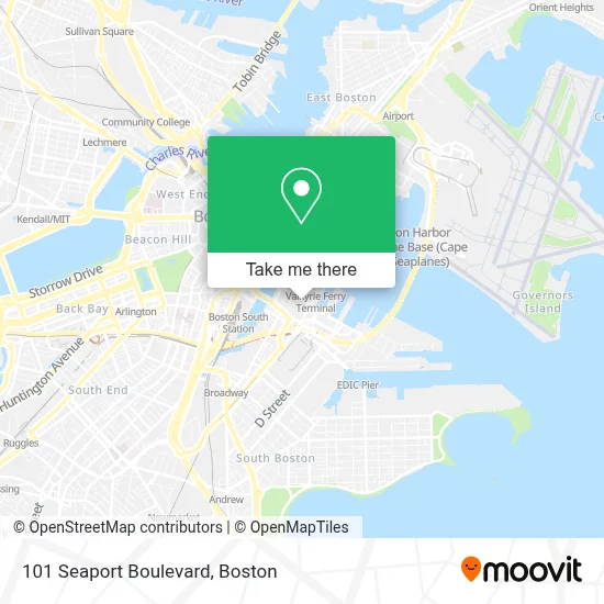 101 Seaport Boulevard map