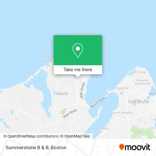 Summerstone B & B map