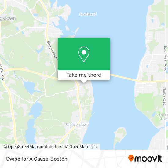 Swipe for A Cause map