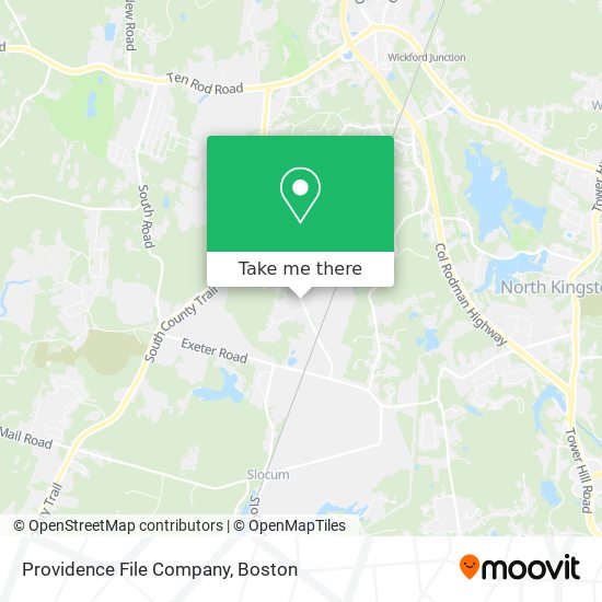 Providence File Company map