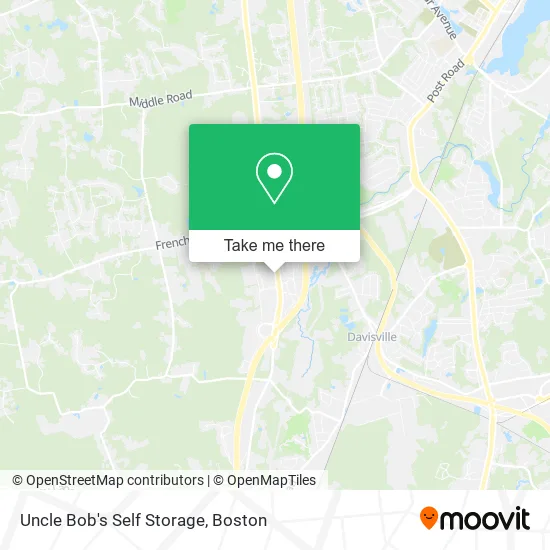 Uncle Bob's Self Storage map