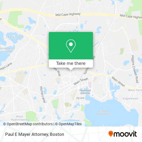 Mapa de Paul E Mayer Attorney