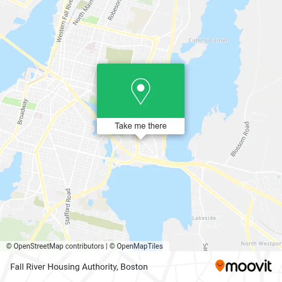 Fall River Housing Authority map