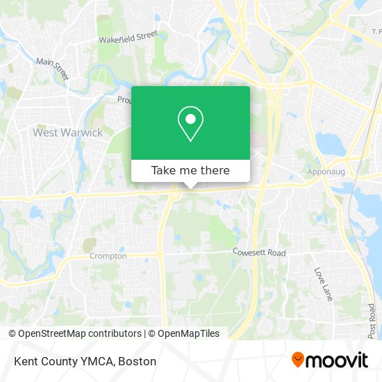 Mapa de Kent County YMCA