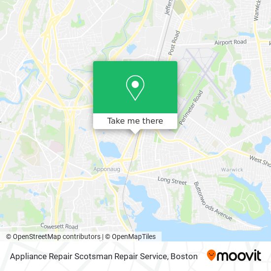 Appliance Repair Scotsman Repair Service map